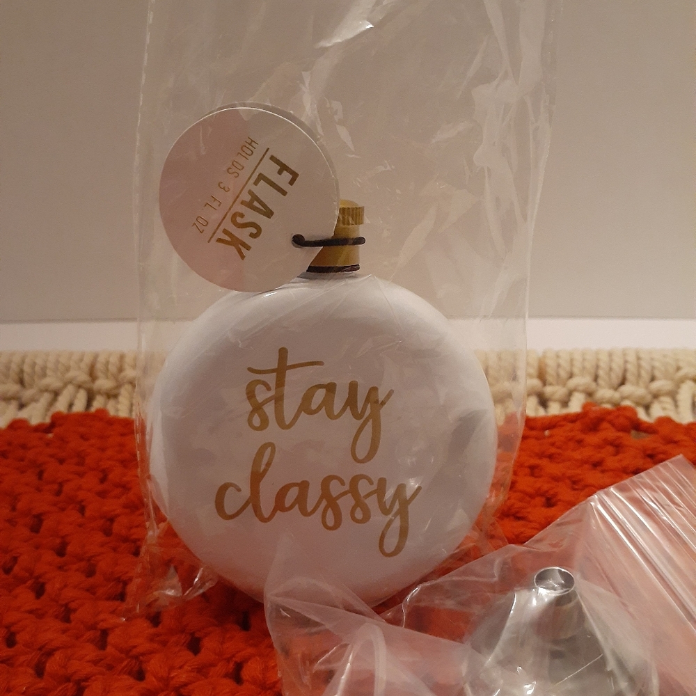*NWT* 3oz. Stay Classy Flask